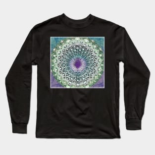 Tie Dye Batik design Grateful Dead Company Phish Jam bands psychedelic Long Sleeve T-Shirt